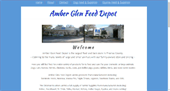 Desktop Screenshot of amberglenfeeddepot.com
